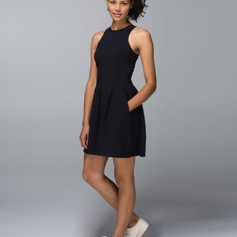 lululemon Here To There Dress Black Size 2